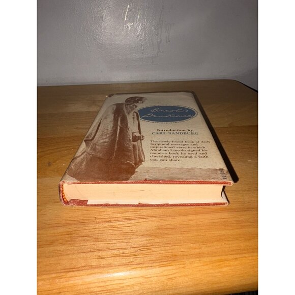 Lincolns Devotional By Carl Sandburg Hardcover Book With Dust Jacket 1957 - Picture 2 of 16